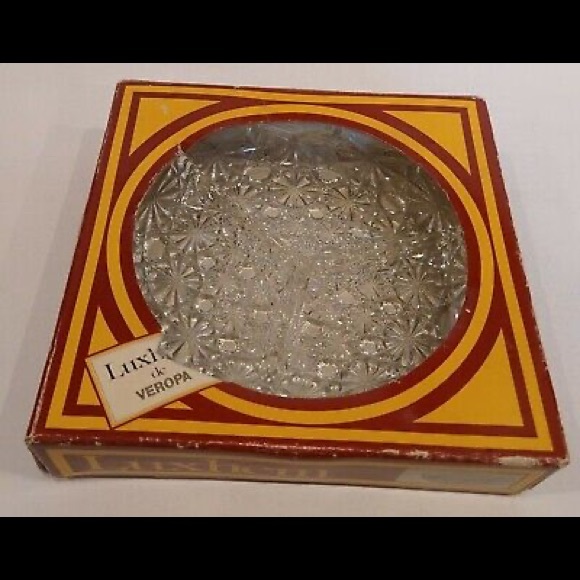 NWT Vintage Plateau Hors D'oeuvres Three Section Dish (Luxhem de Veropa) - NIB - Picture 5 of 5